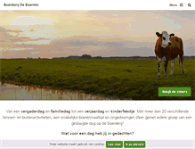 Tablet Screenshot of deboerinn.nl